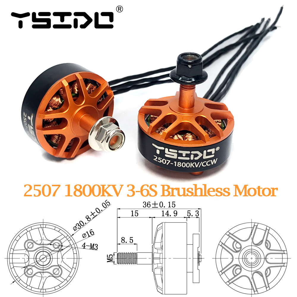Drone Reaper Rc - YSIDO 2507 1800KV 3-6S Động Cơ