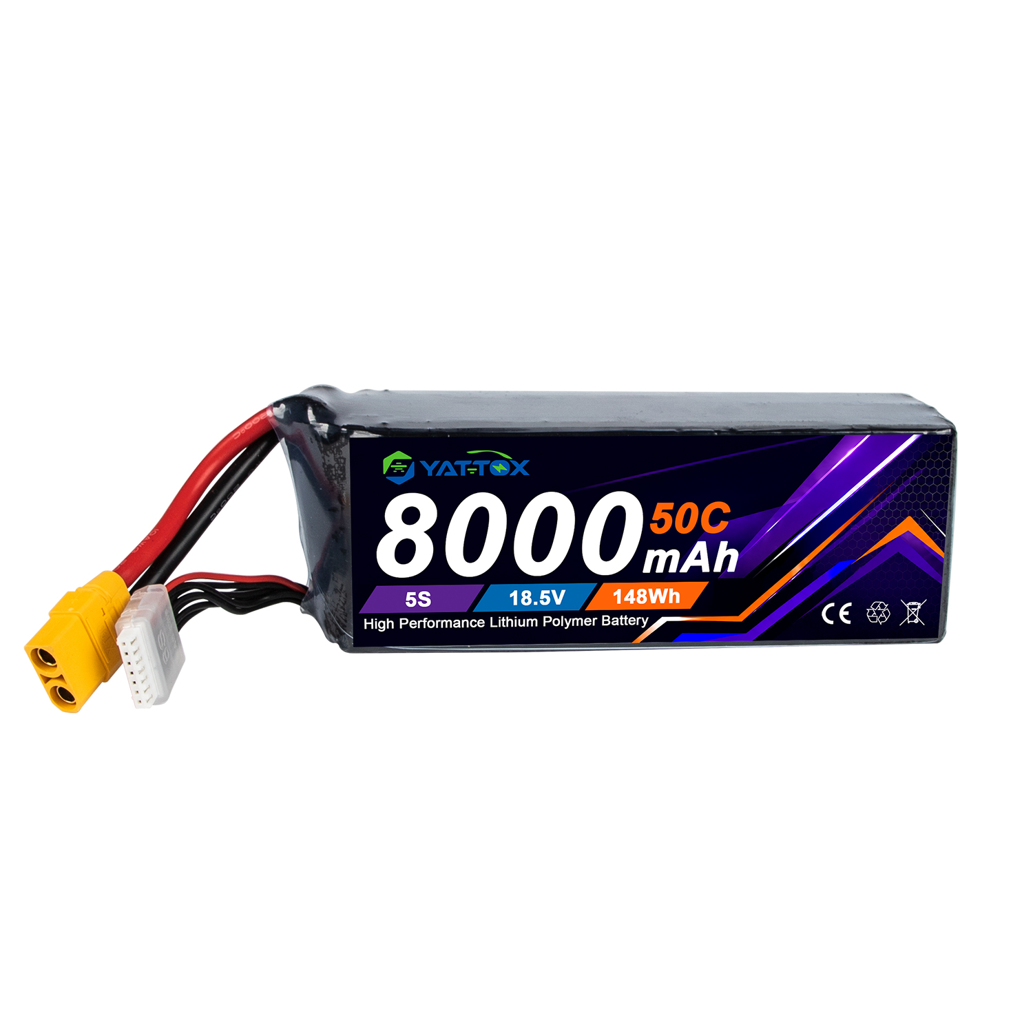 Drone And Car - Yattox 5S 8000mAh 50C LiPo Battery
