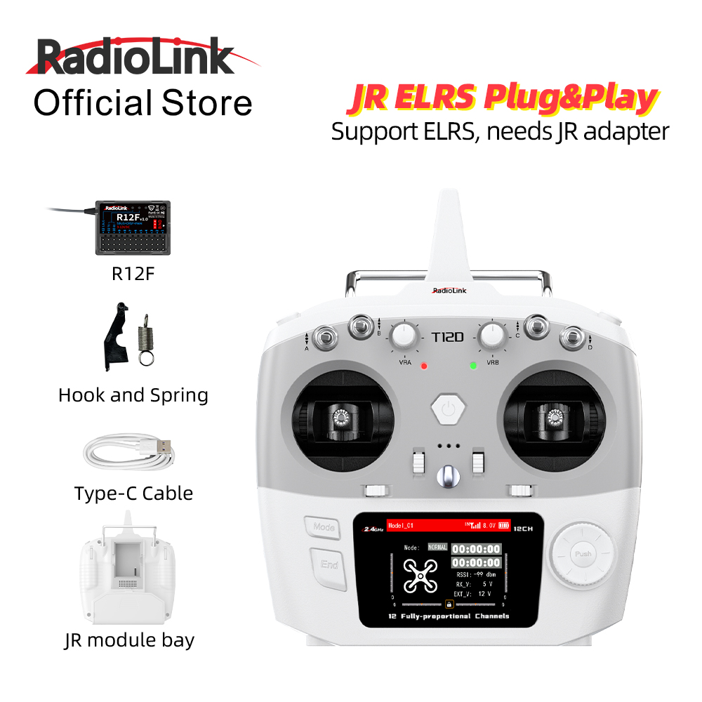 Drone And Car - RadioLink T12D JR Module 12CH 2.4GHz