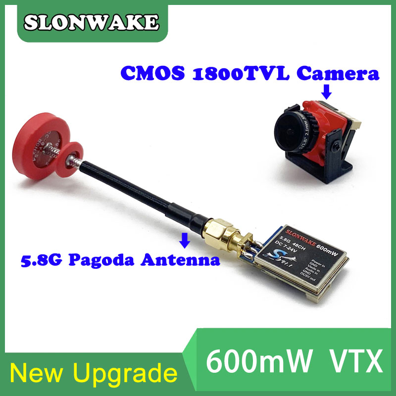 5.8G 48CH 600mW adjustable VTX - đánh giá và giá Drone Rc Camera