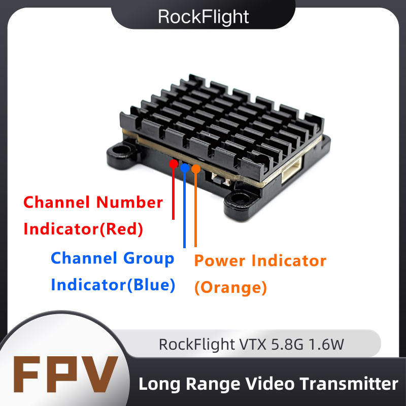 RockFlight TX663 VTX 5.8G 48CH - đánh giá và giá Drone Rc Remote
