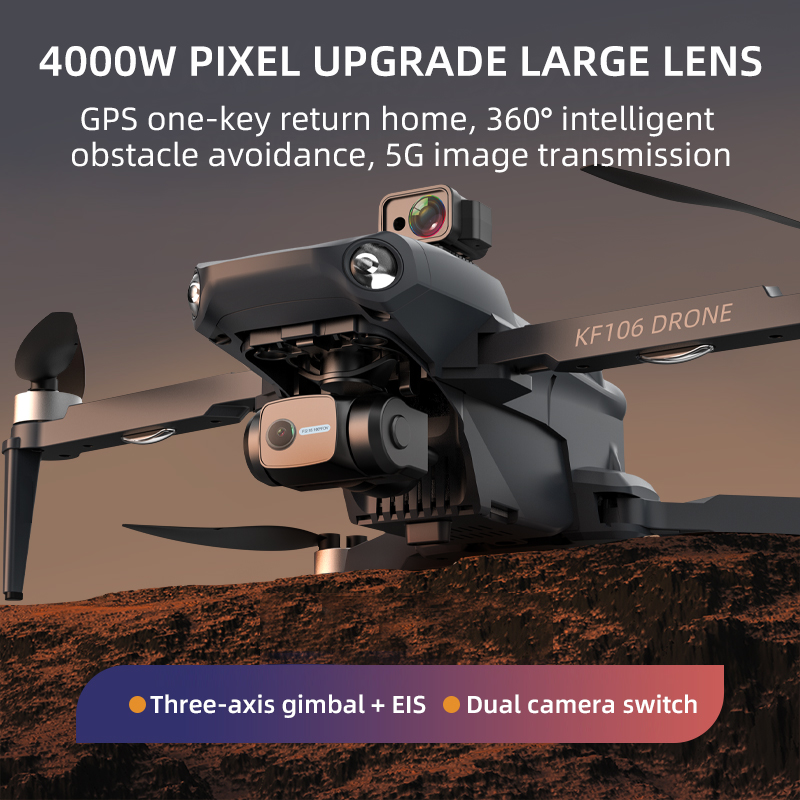 2022 NEW KF106 Max Drone 8K Pr - đánh giá và giá Drone Rc Team City