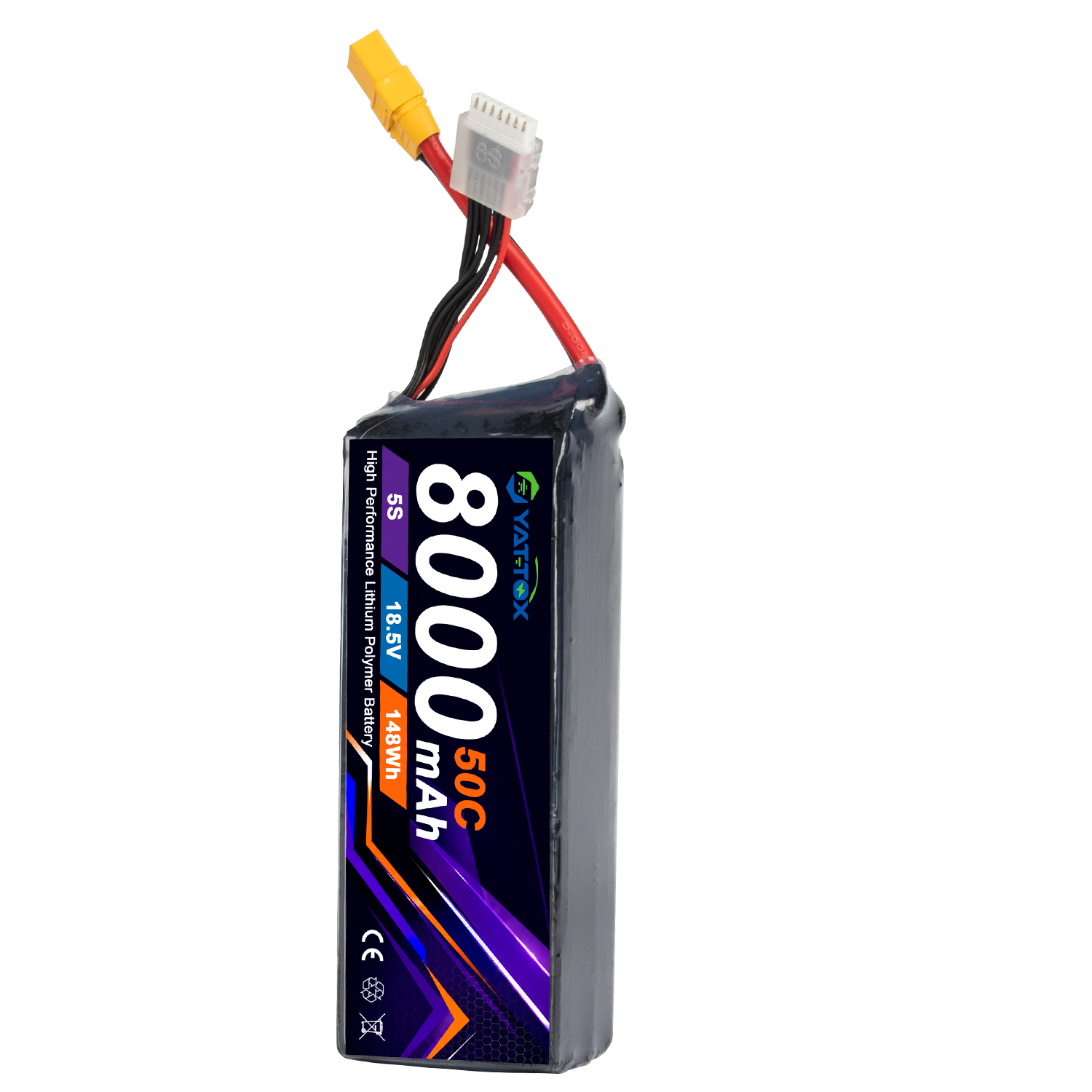 Yattox 5S 8000mAh 50C LiPo Bat - đánh giá và giá Drone And Car