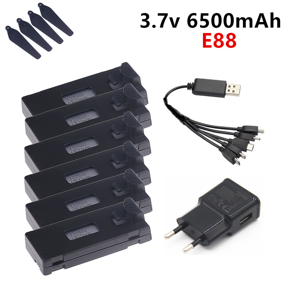 3.7V 6500mAh Lipo Battery For  - đánh giá và giá Drone E88 Rc Quadcopter