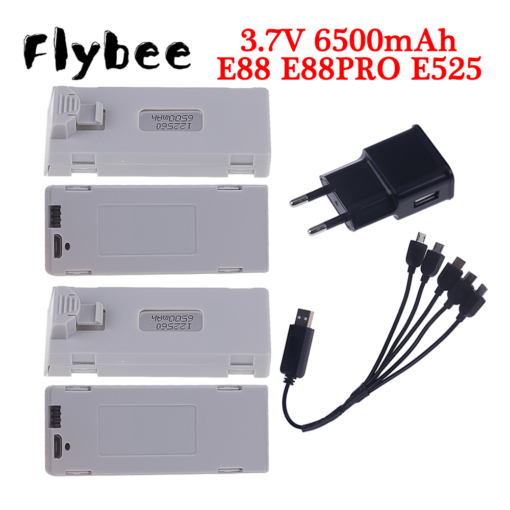 Original E88 Battery 3.7V 6500 - đánh giá và giá Drone E88 Rc Quadcopter