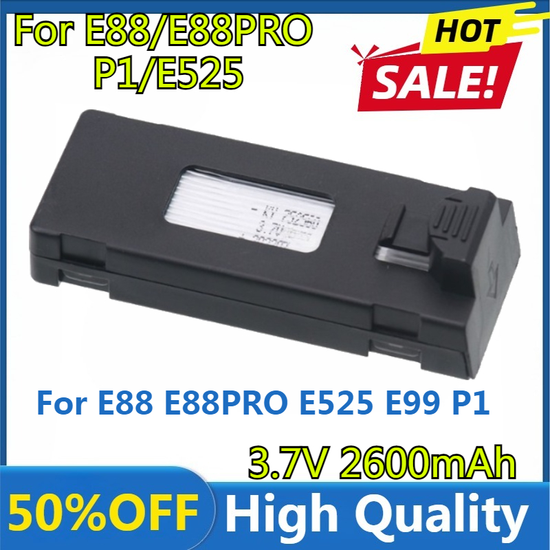 E88 Battery 3.7V 2600mAh Lipo  - đánh giá và giá Drone E88 Rc Quadcopter