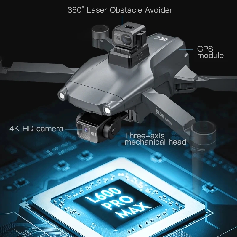 L600 PRO MAX GPS Drone Profess - đánh giá và giá Drone Rc Team City
