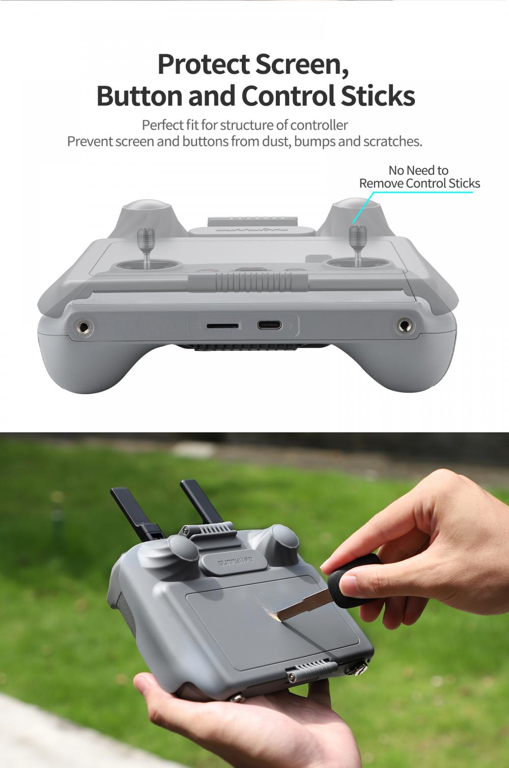 Screen Protection Shell Sunsha - đánh giá và giá Drone Dji Rc 3