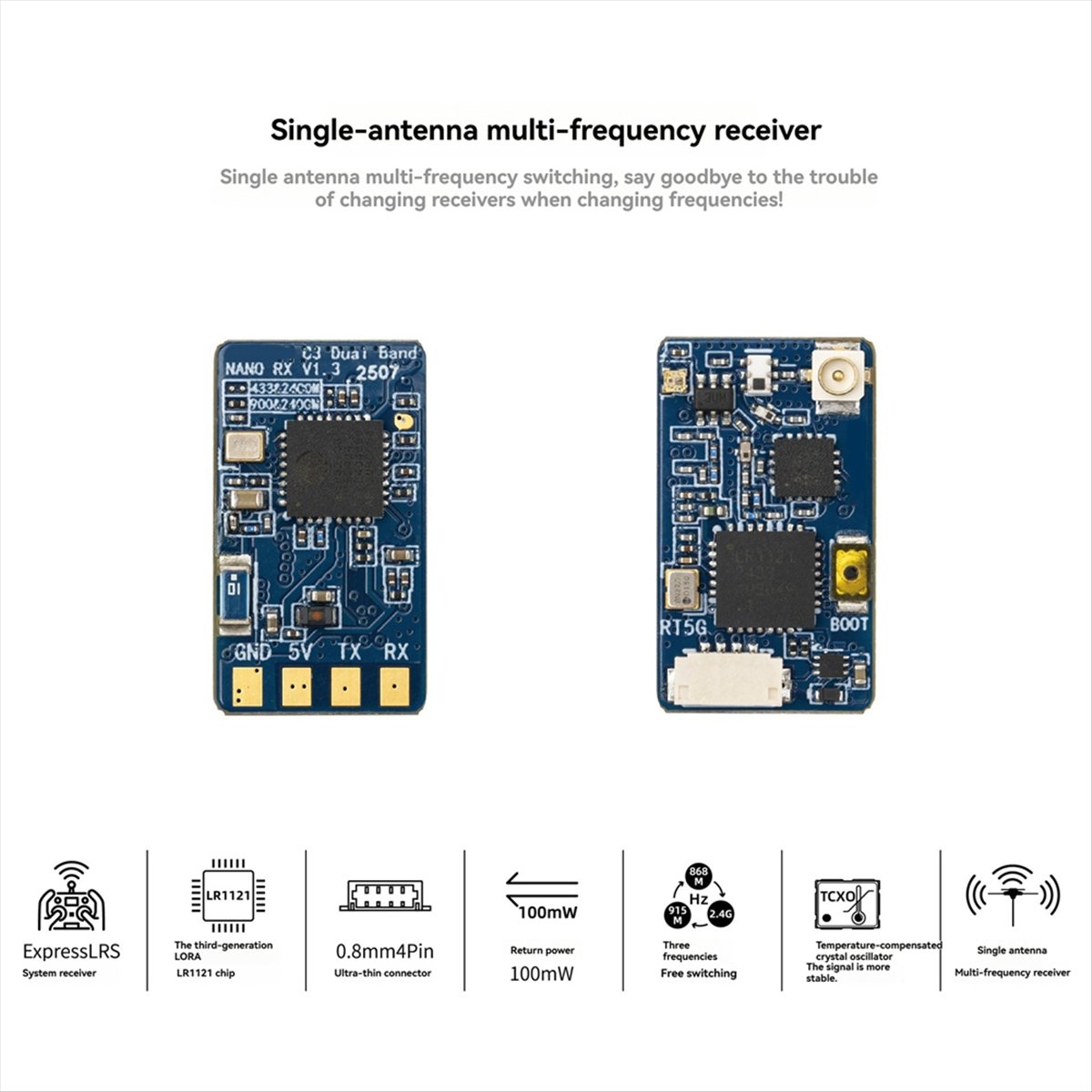 Hot Sale ELRS Dual Band Nano R - đánh giá và giá Drone Rc Frequency
