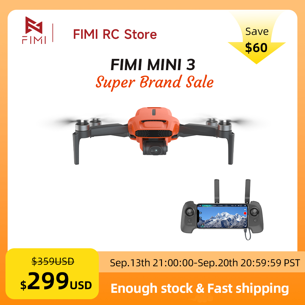 FIMI MINI 3 Camere Drone 4K 60 - đánh giá và giá Drone Rc Team City