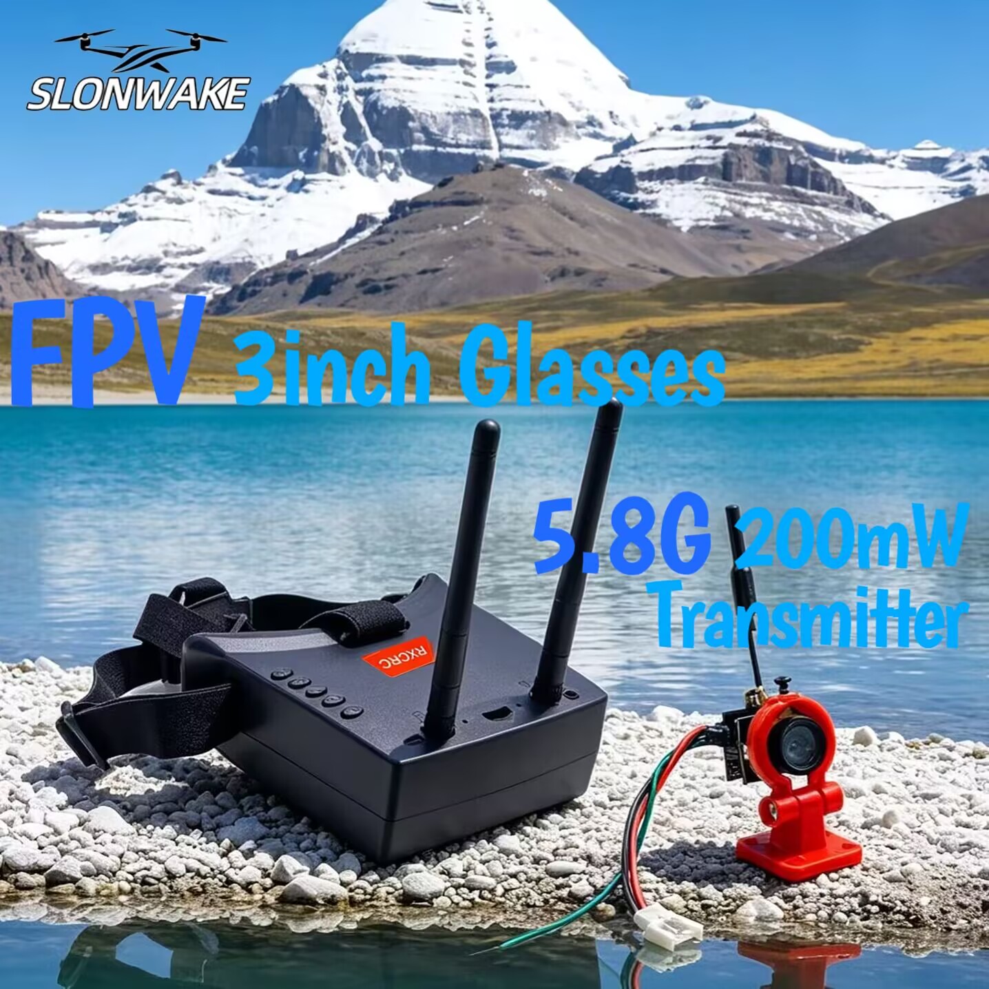 SLONWAKE 5.8G Analog VTX Trans - đánh giá và giá Drone Rc Camera