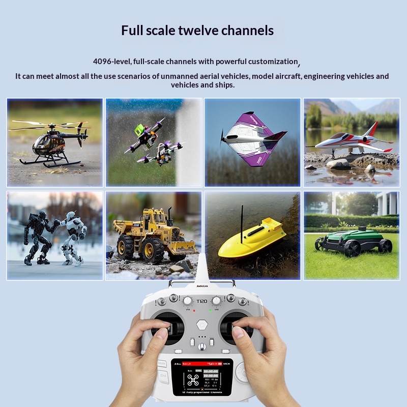 Radiolink T12D 12 Channel RC T - đánh giá và giá Drone Rc Frequency
